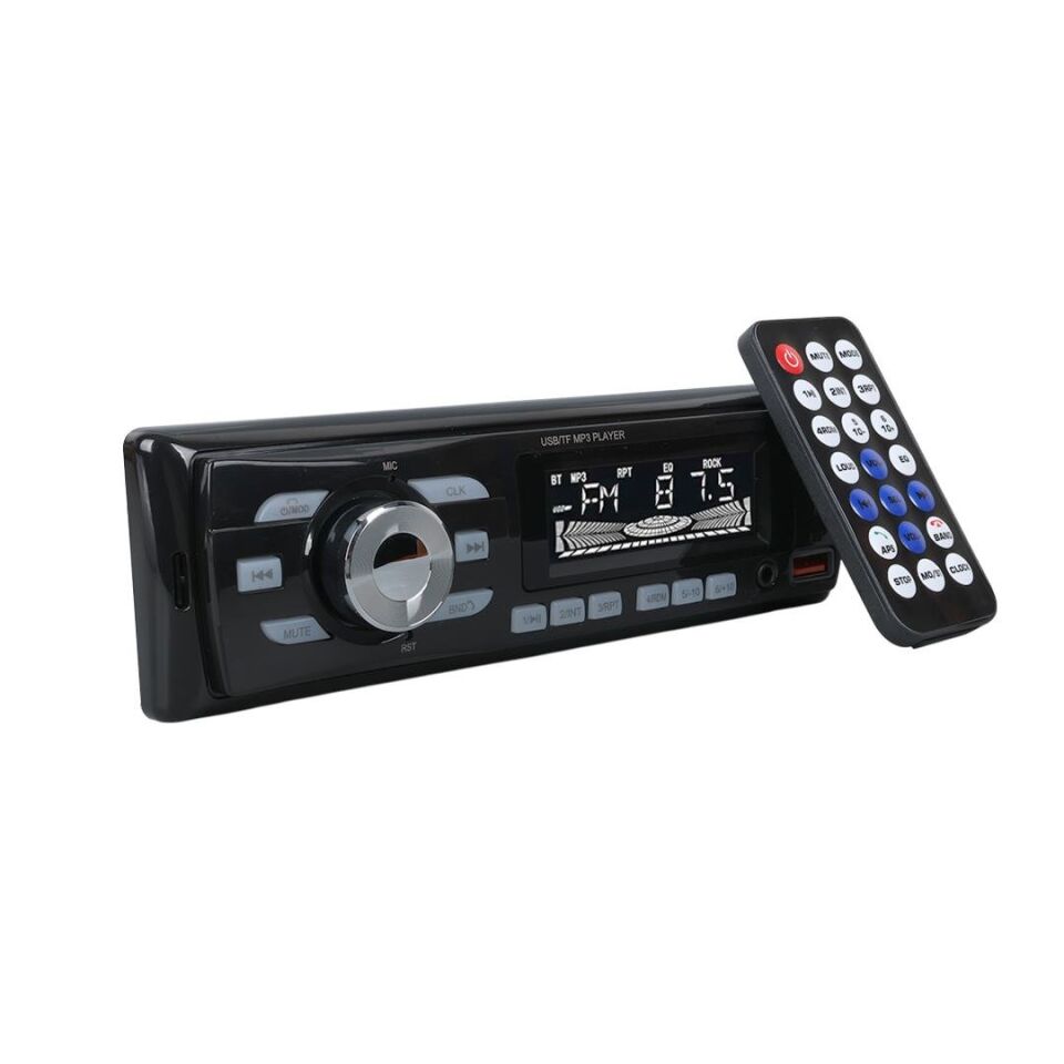 Ayt Carstar CS-930 Çift Usb Sd Hafıza Kartı Fm Radyo Aux Bluetooth Araç Teyibi Kumandalı Oto Teyp 4X60 Watt Dijital