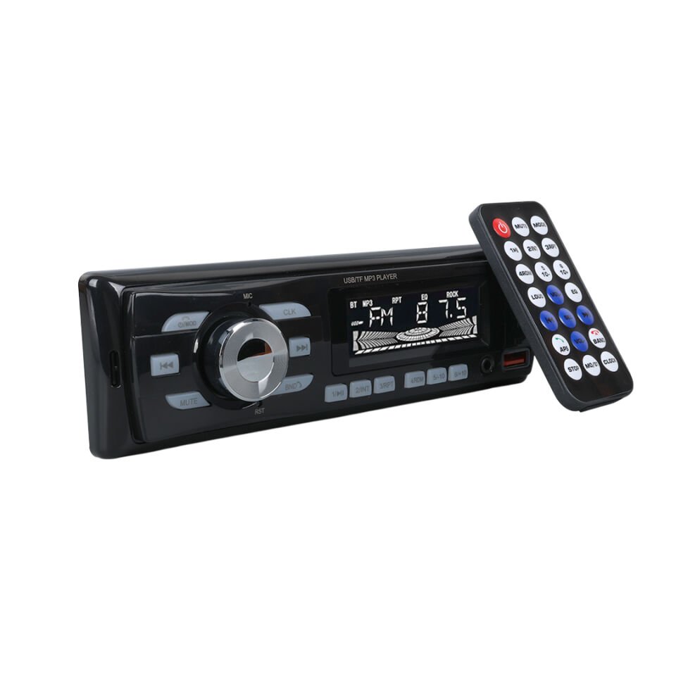 Ayt Carstar CS-930 Çift Usb Sd Hafıza Kartı Fm Radyo Aux Bluetooth Araç Teyibi Kumandalı Oto Teyp 4X60 Watt Dijital