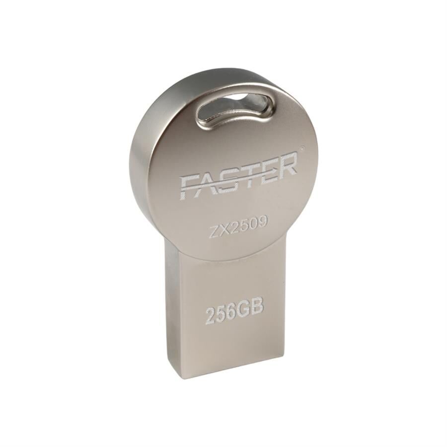 Faster 256 GB Dusl Serisi USB 3.0 Yüksek Hızlı Metal Flash Bellek