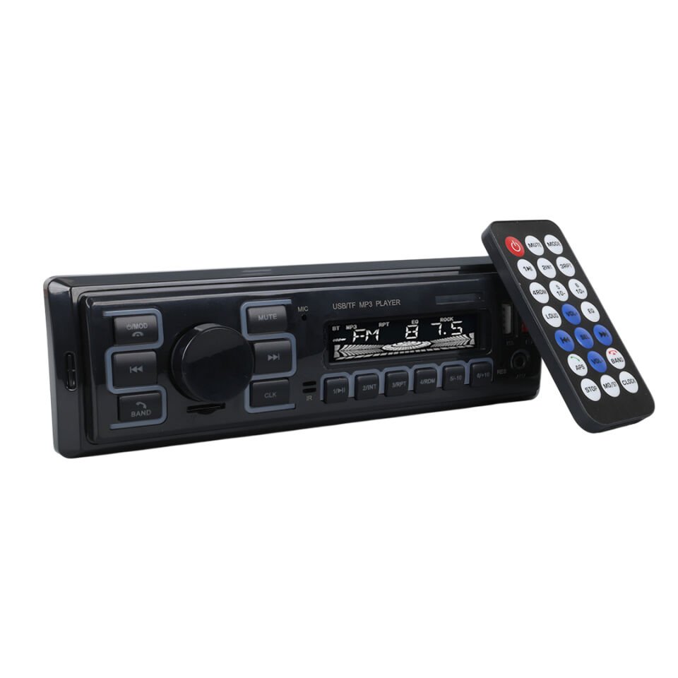 Ayt Carstar CS-970 Çift Usb Sd Hafıza Kartı Fm Radyo Aux Bluetooth Araç Teyibi Kumandalı Oto Teyp 4X60 Watt Dijital