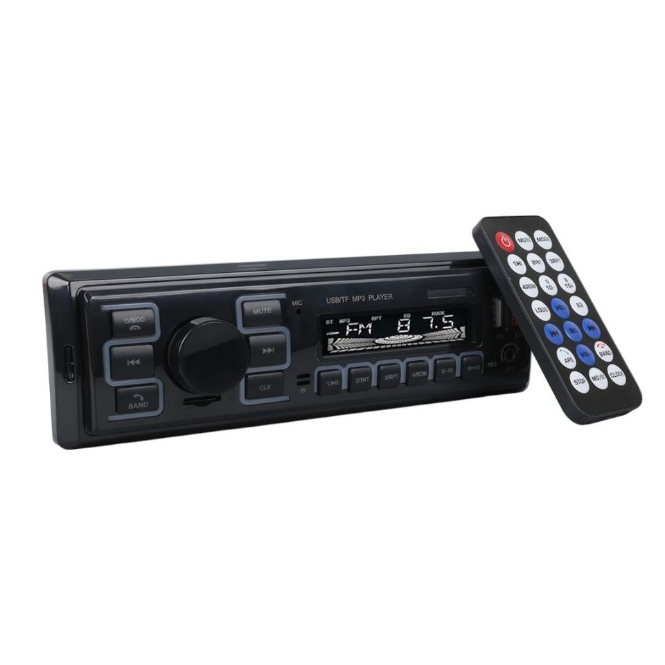 Ayt Carstar CS-970 Çift Usb Sd Hafıza Kartı Fm Radyo Aux Bluetooth Araç Teyibi Kumandalı Oto Teyp 4X60 Watt Dijital