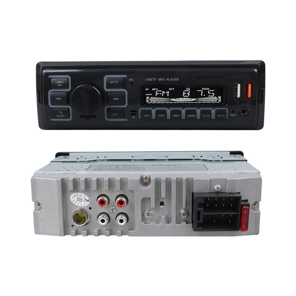 Ayt Carstar CS-970 Çift Usb Sd Hafıza Kartı Fm Radyo Aux Bluetooth Araç Teyibi Kumandalı Oto Teyp 4X60 Watt Dijital