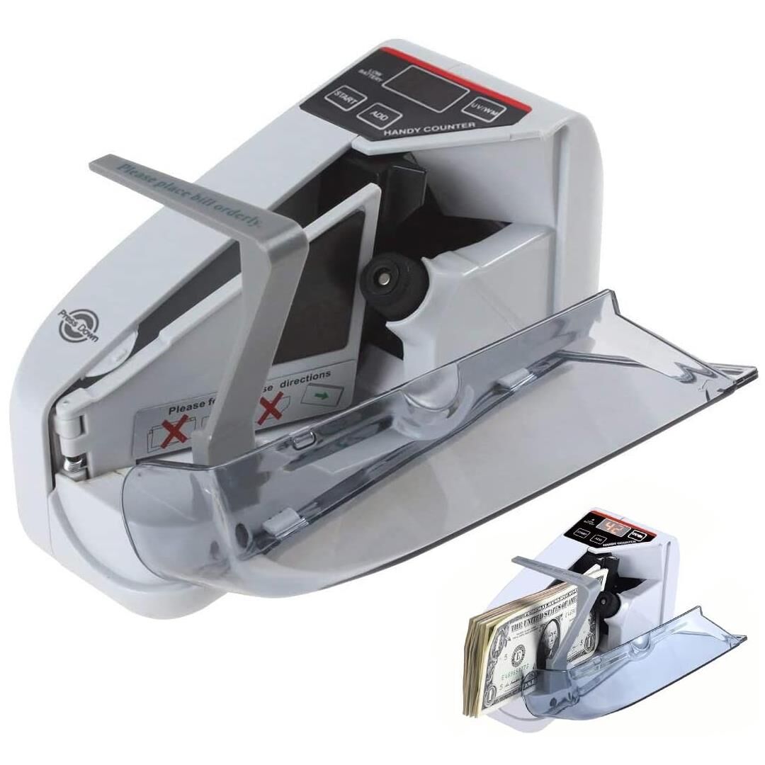 Ayt Powermaster Pm-27184 Taşınabilir DC 5V Mini Uv Işık Para Sayma ve Kontrol Makinesi Sah te Para Ayırabilen