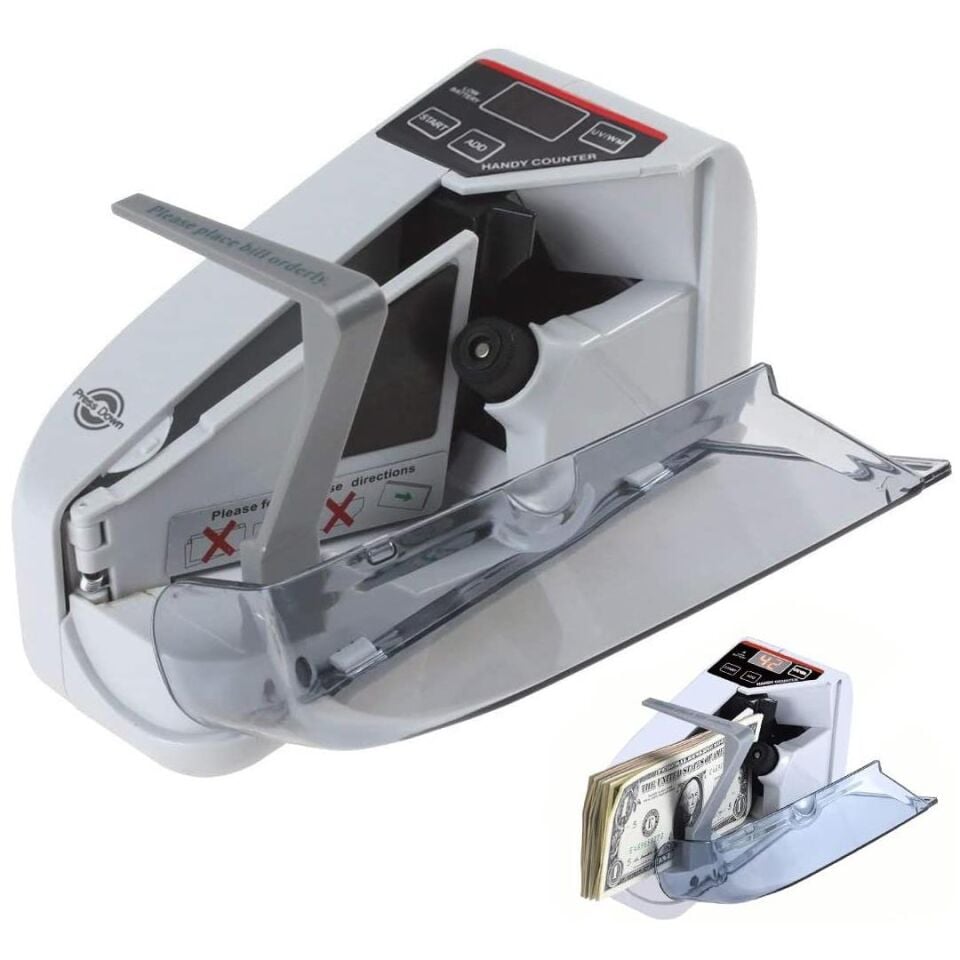 Ayt Powermaster Pm-27184 Taşınabilir DC 5V Mini Uv Işık Para Sayma ve Kontrol Makinesi Sah te Para Ayırabilen