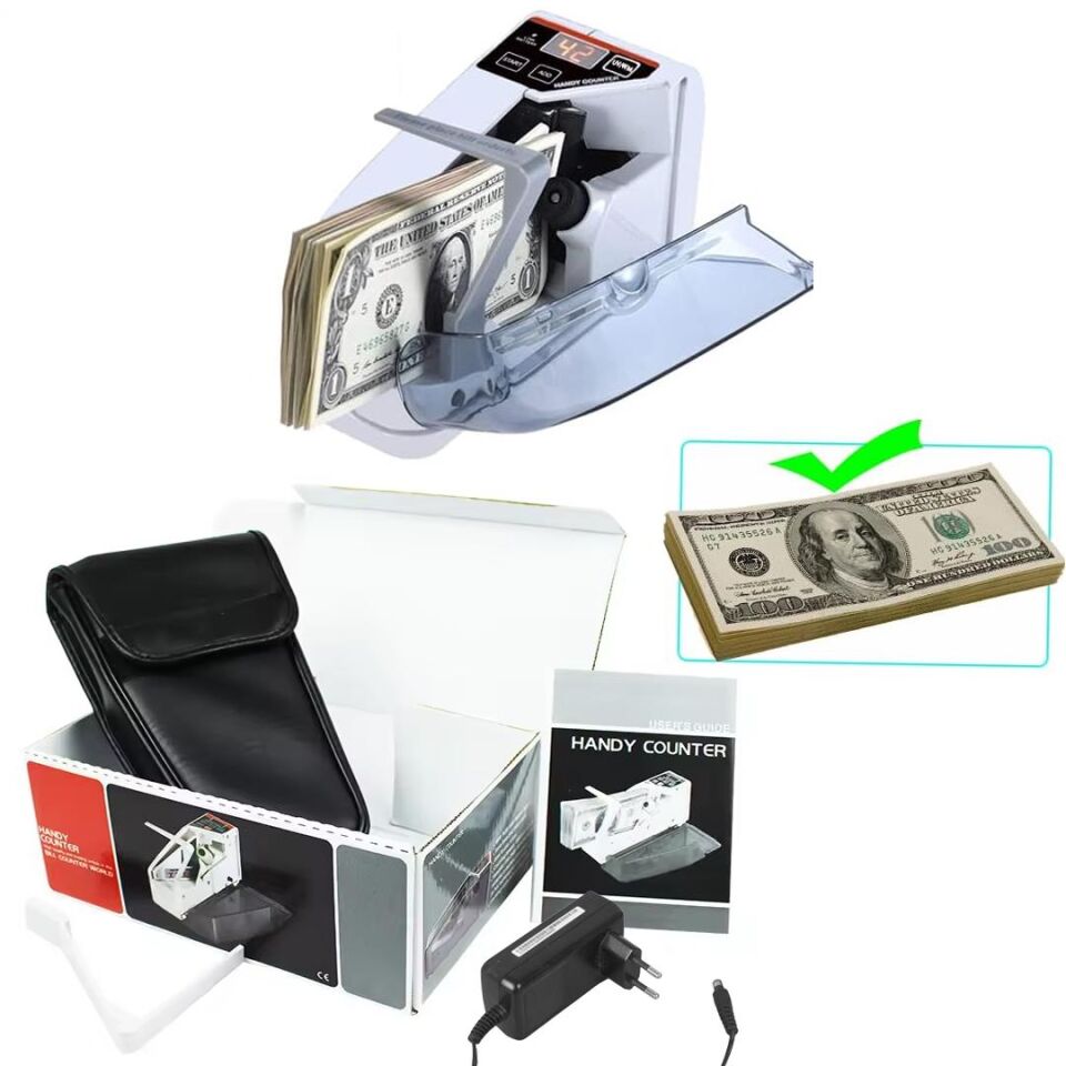Ayt Powermaster Pm-27184 Taşınabilir DC 5V Mini Uv Işık Para Sayma ve Kontrol Makinesi Sah te Para Ayırabilen