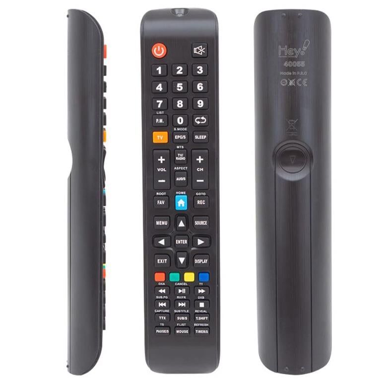 Hey Skytech Sarı TV Tuşlu Smart Lcd Led TV Kumanda
