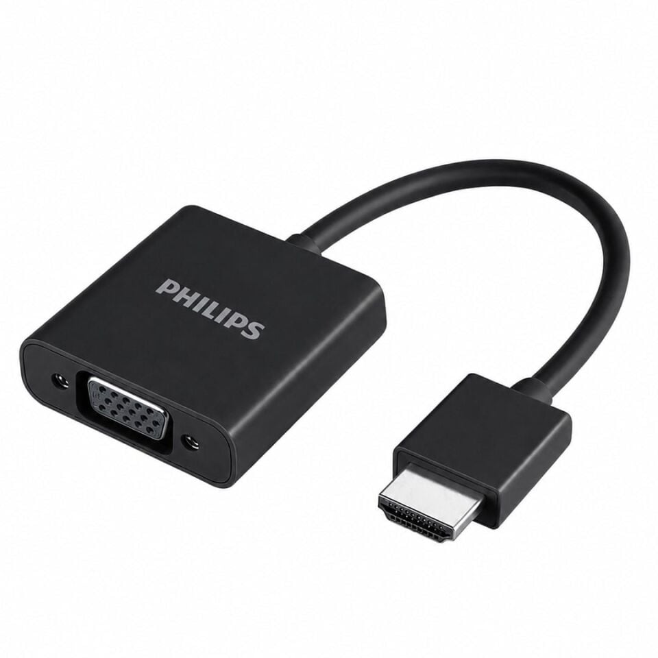 Philips SWR1620B/93 HDMI To VGA Dönüştürücü Adaptör Harici Ses Çıkışlı