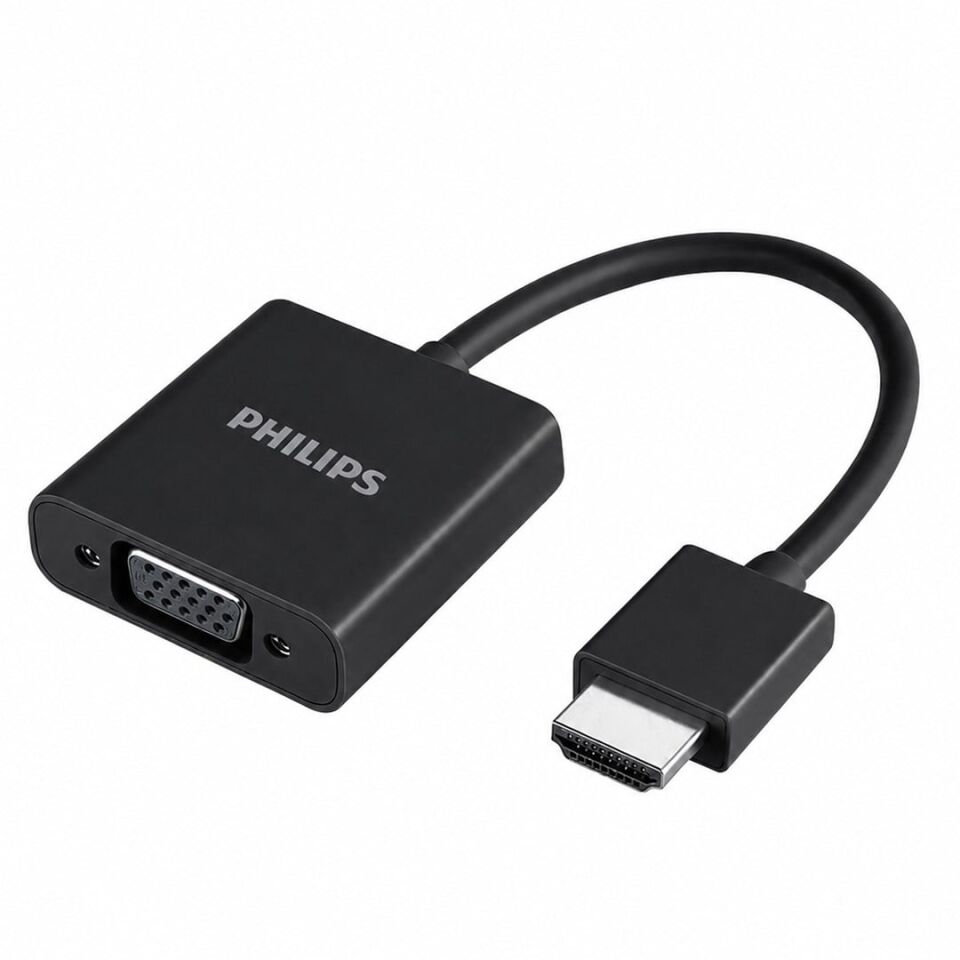 Philips SWR1620B/93 HDMI To VGA Dönüştürücü Adaptör Harici Ses Çıkışlı