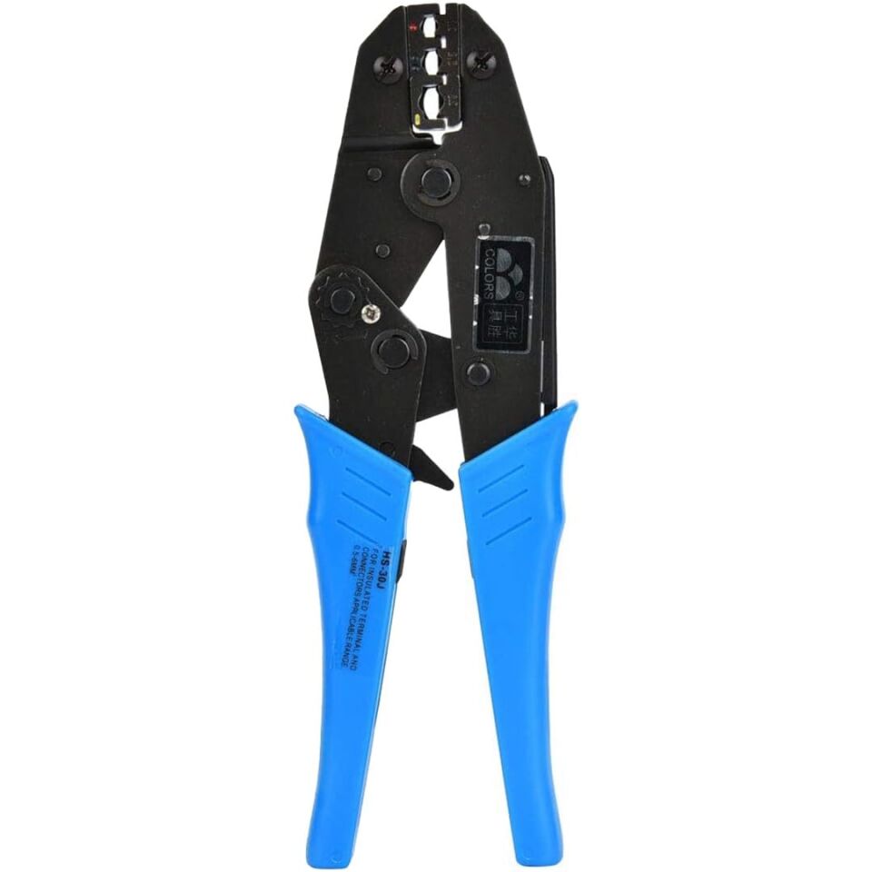 Powermaster PM-39092 0.5-6Mm2 (AWG22-10) HS-30J İzoleli Kablo Pabucu Sıkma Pensesi