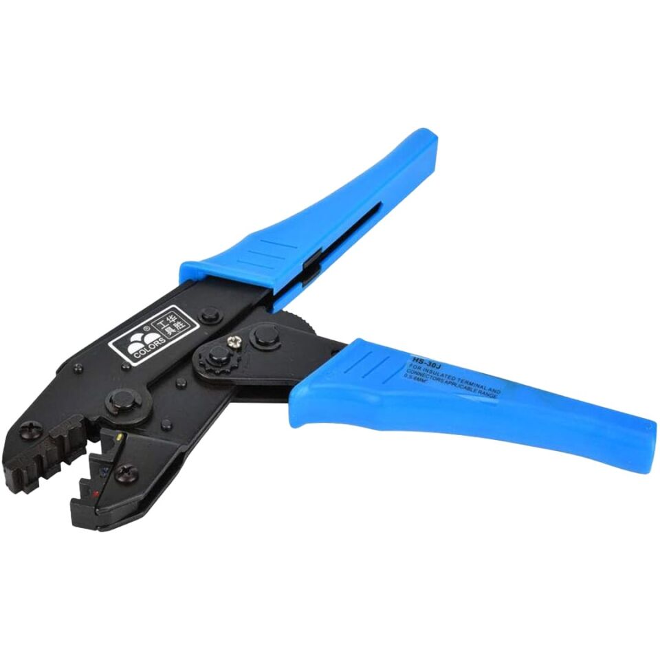 Powermaster PM-39092 0.5-6Mm2 (AWG22-10) HS-30J İzoleli Kablo Pabucu Sıkma Pensesi
