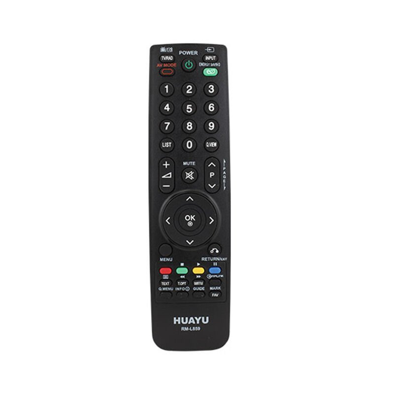 Huayu RM-L859 LG Blisterli Siyah Lcd Led TV Kumanda Tüm Lg Modellerine Uyumlu Universal