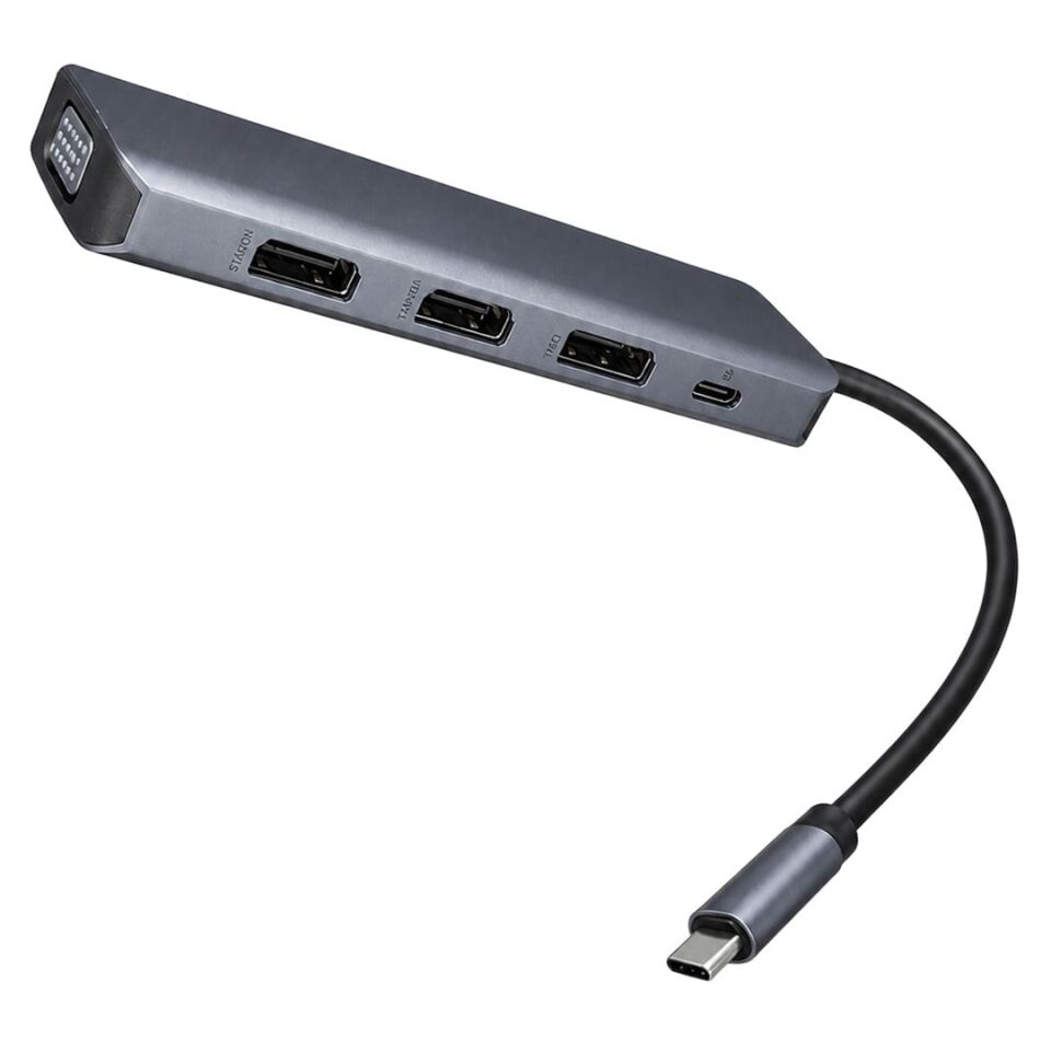 Philips SWR1602S/93 USB-C 8'İ 1 Arada 8K DP + Dual 4K HDMI + VGA 100W PD Ultra Hub İstasyonu