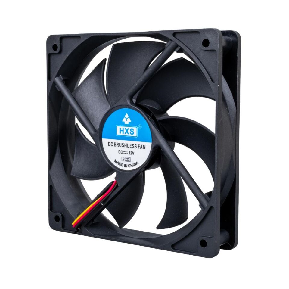 Ayt Powermaster IC-216 Fırçasız DC Fan 120X120x25mm 12 Volt 3 Pin 12x12x2,5 Cm Soğutucu Fan Soketli