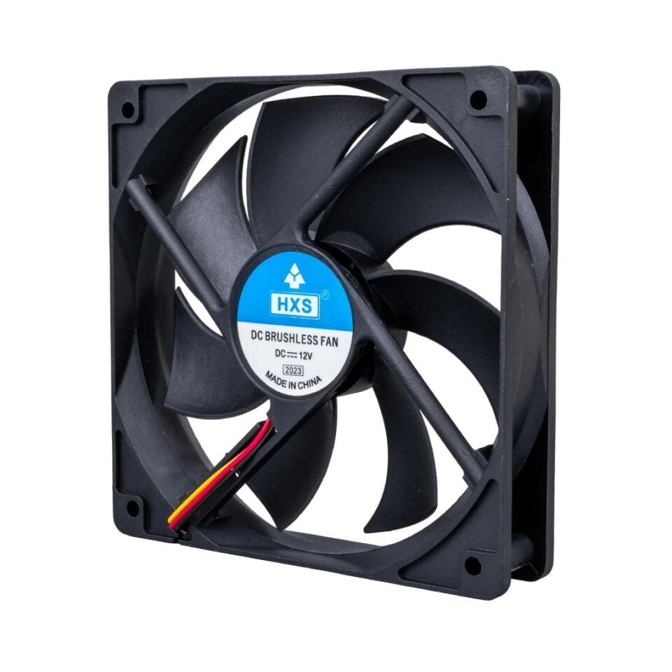 Ayt Powermaster IC-216 Fırçasız DC Fan 120X120x25mm 12 Volt 3 Pin 12x12x2,5 Cm Soğutucu Fan Soketli