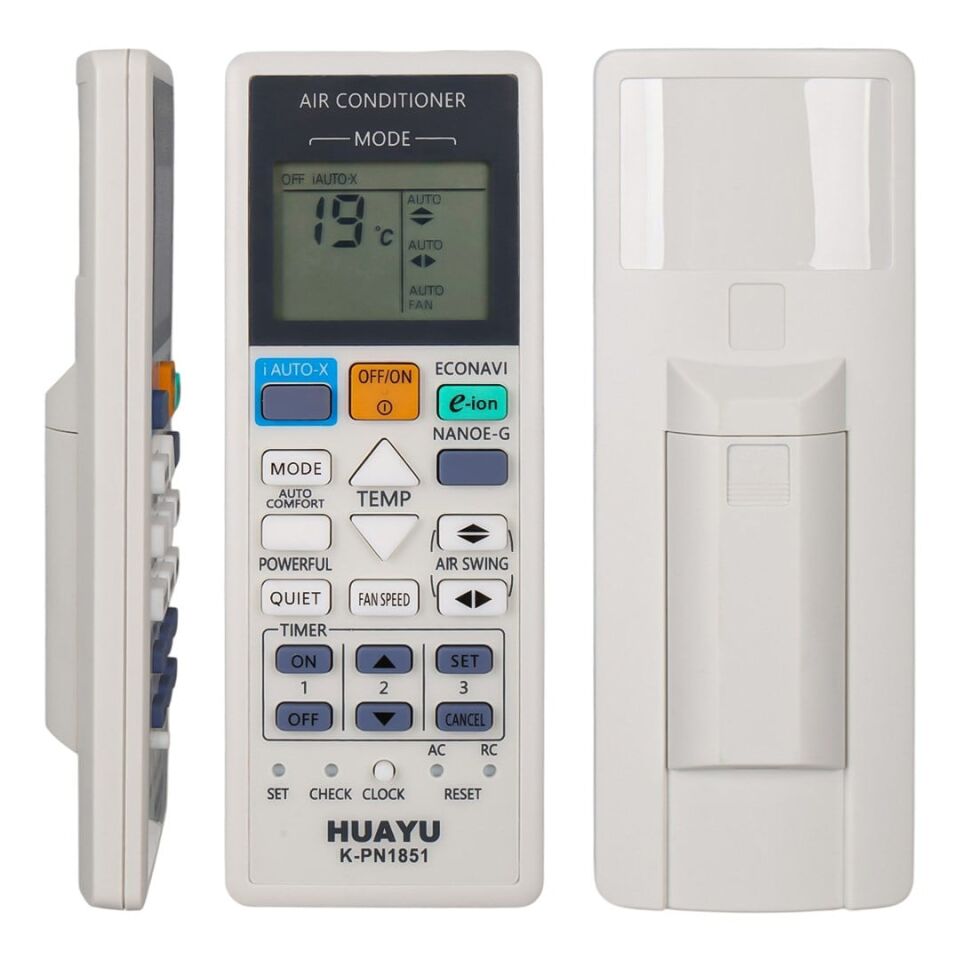 Huayu K-PN1851 Universal Panasonic Klima Kumandası Tüm Panasonik Klimalara Uyumlu