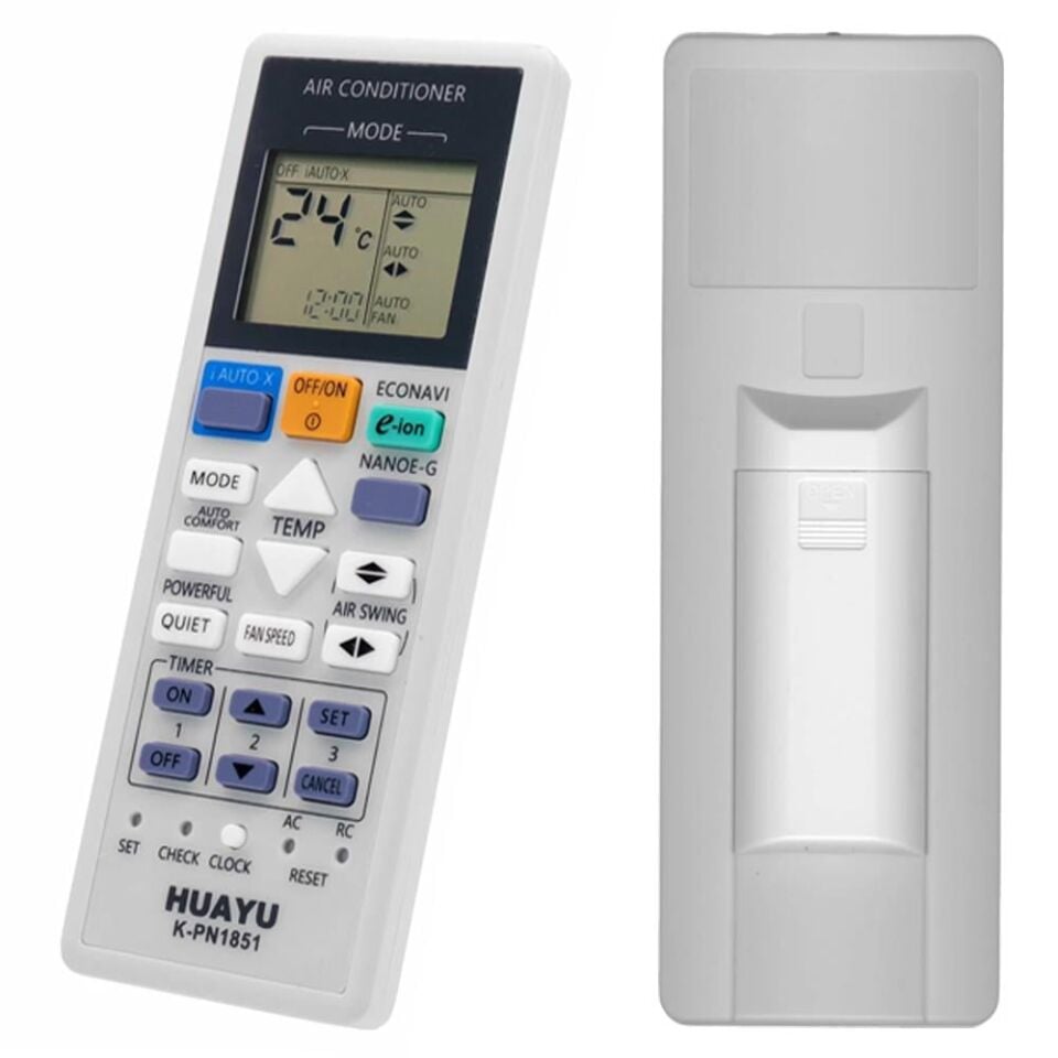 Huayu K-PN1851 Universal Panasonic Klima Kumandası Tüm Panasonik Klimalara Uyumlu