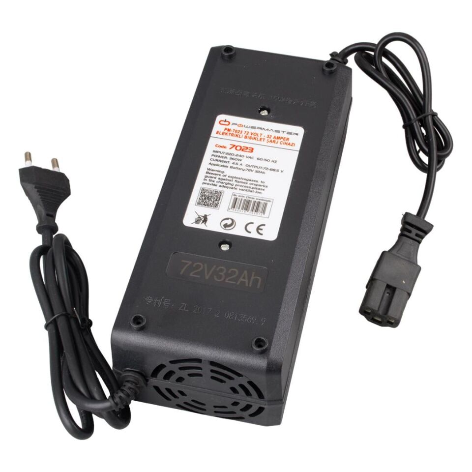 Ayt Powermaster 72 Volt 32 Amper Elektrikli Bisiklet Scooter Şarj Cihazı Aleti PM-7023
