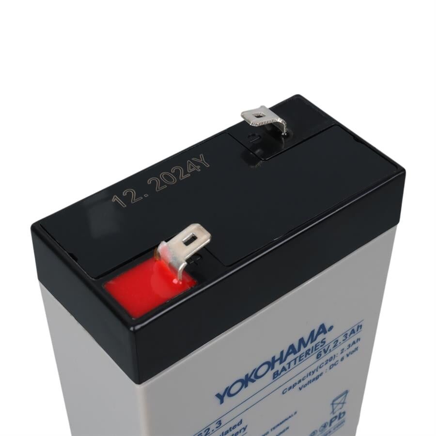Ayt Yokohama YH-62.3 6 Volt 2.3 Amper Akü 101x66x33 mm Yeni Tarihli Taze Akü