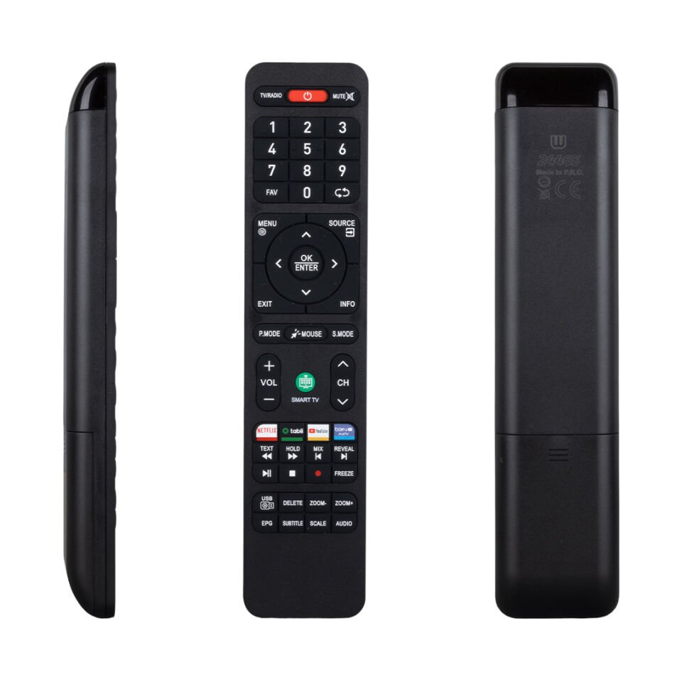 Ayt Weko Onvo Saba Nordmende Morio Bein Tabii Netflix Youtube Tuşlu Androıd Smart Lcd TV Kumanda
