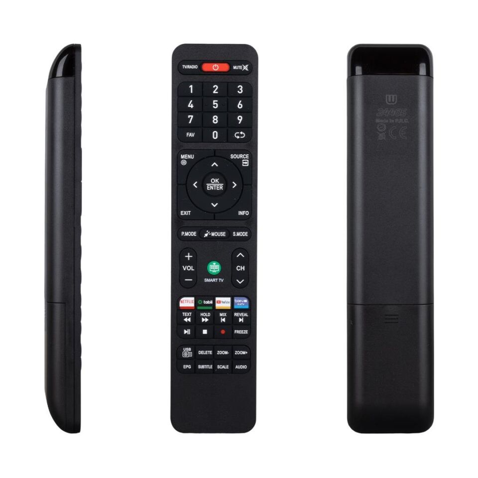 Ayt Weko Onvo Saba Nordmende Morio Bein Tabii Netflix Youtube Tuşlu Androıd Smart Lcd TV Kumanda