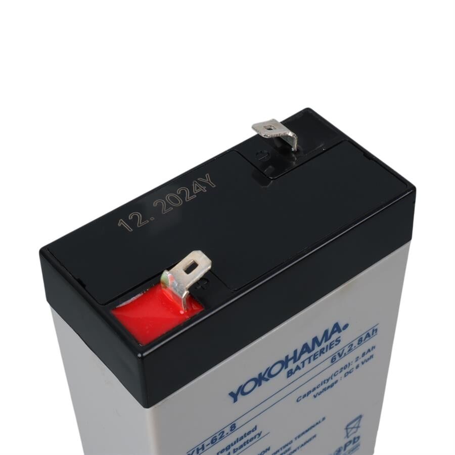 Yokohama YH-62.8 6 Volt - 2.8 Amper Dik Akü (66X33x97 Mm)