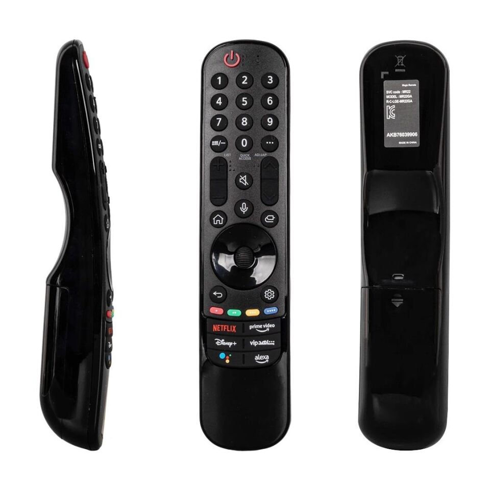 Ayt Weko Kl Lg Mr22ga Akb976039906 Netflix Prime Video Shahid Vip Alexa Tuşlu Ses Komutlu Lcd Led Tv Kumandası