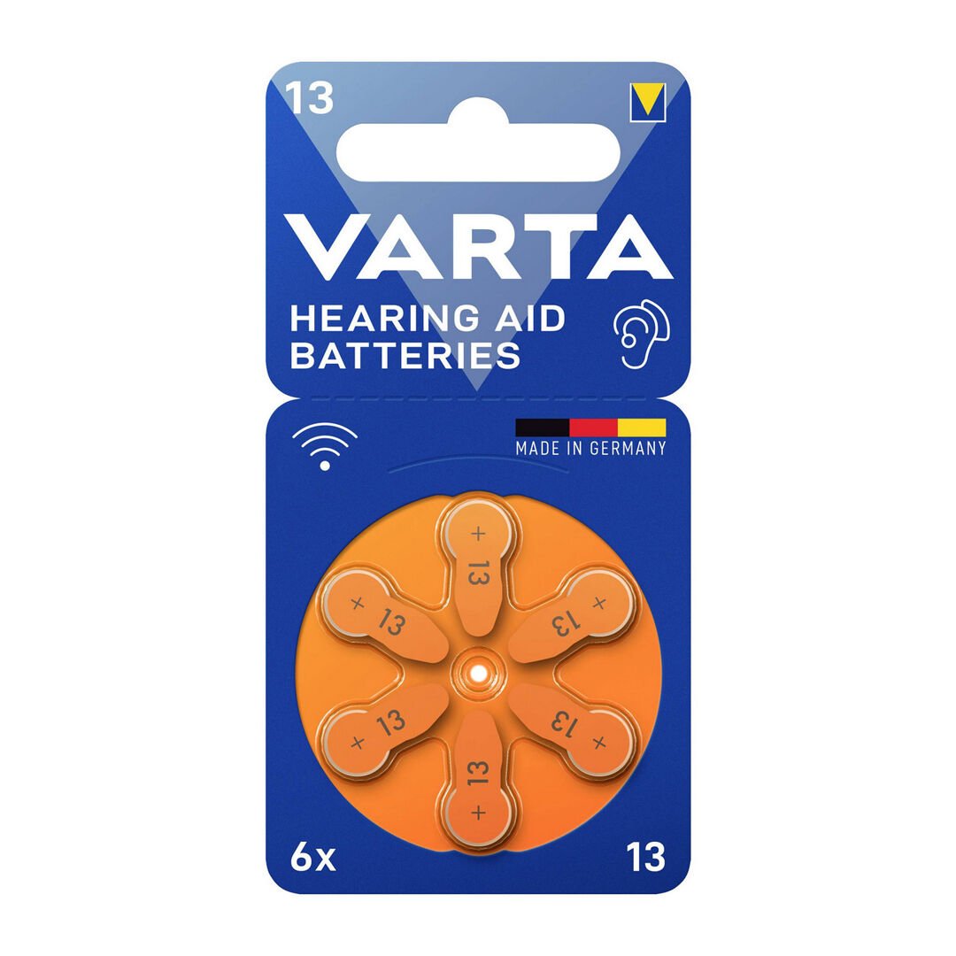 Varta 13 Numara Kulaklık İşitme Cihazı Pili 6'lı Paket