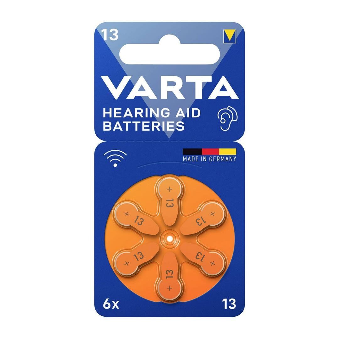Varta 13 Numara Kulaklık İşitme Cihazı Pili 6'lı Paket
