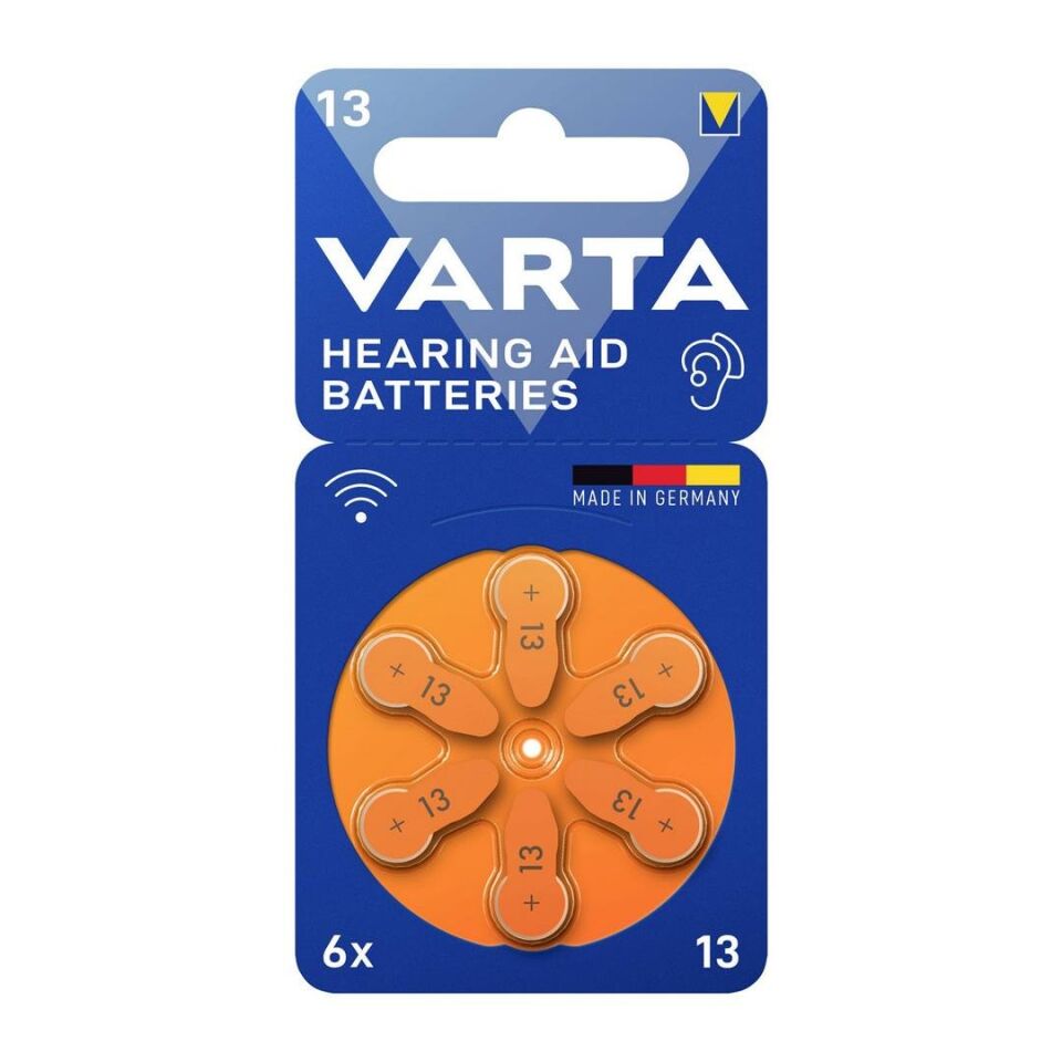 Varta 13 Numara Kulaklık İşitme Cihazı Pili 6'lı Paket