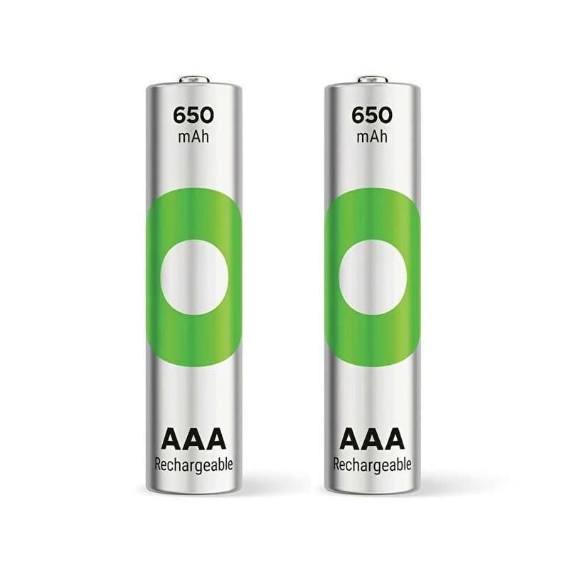 Gp Recyko 650 Mah R03 AAA Şarjlı 2'li İnce Kalem Pil