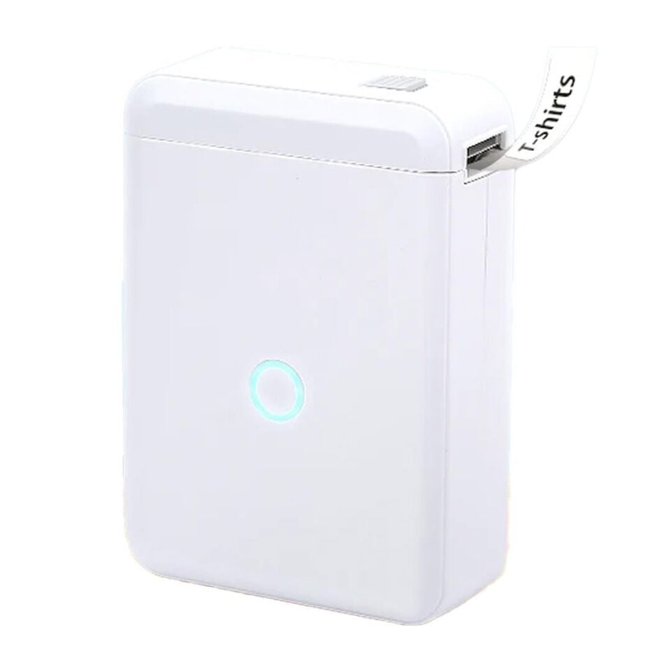 Powermaster PM-20343 Kablosuz Taşınabilir Bluetooth lu Etiket Makinesi Yapışkanlı 15mm Genişlik Kablosuz Yazıcı