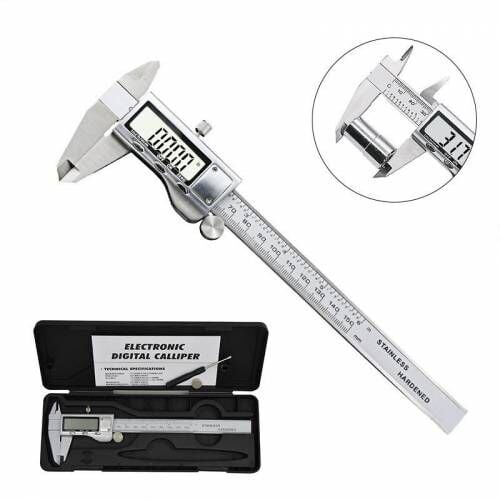 Ayt Paslanmaz Çelik Dijital Kumpas Ölçüm Aralığı 0-150mm