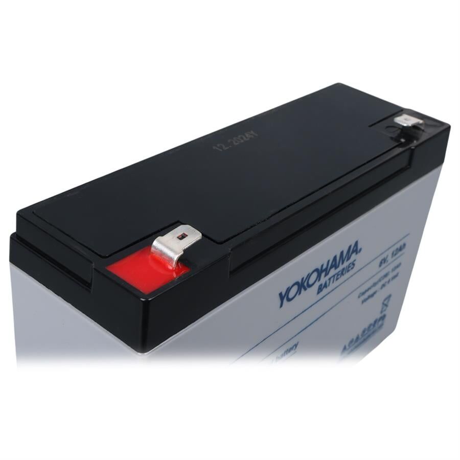 Ayt Yokohama YH- 612 6 Volt 12 Amper Akü 150x50x94 mm Yeni Tarihli Taze Akü