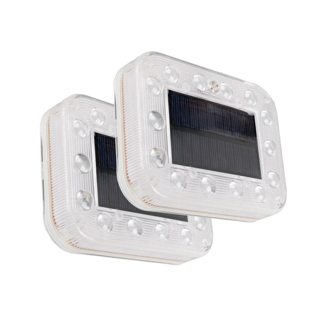 Sunup Solar Ledli Yanıp Sönen Oto Araç İkaz Lambası Renkli Aç Kapan Düğmeli