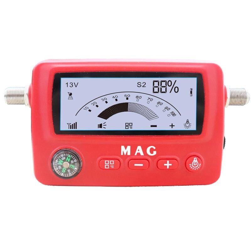Mag Mg-6303 Lcd Ekranlı Digital Uydu Yön Bulucu 65x28 mm Uydu Ayarlama Cihazı