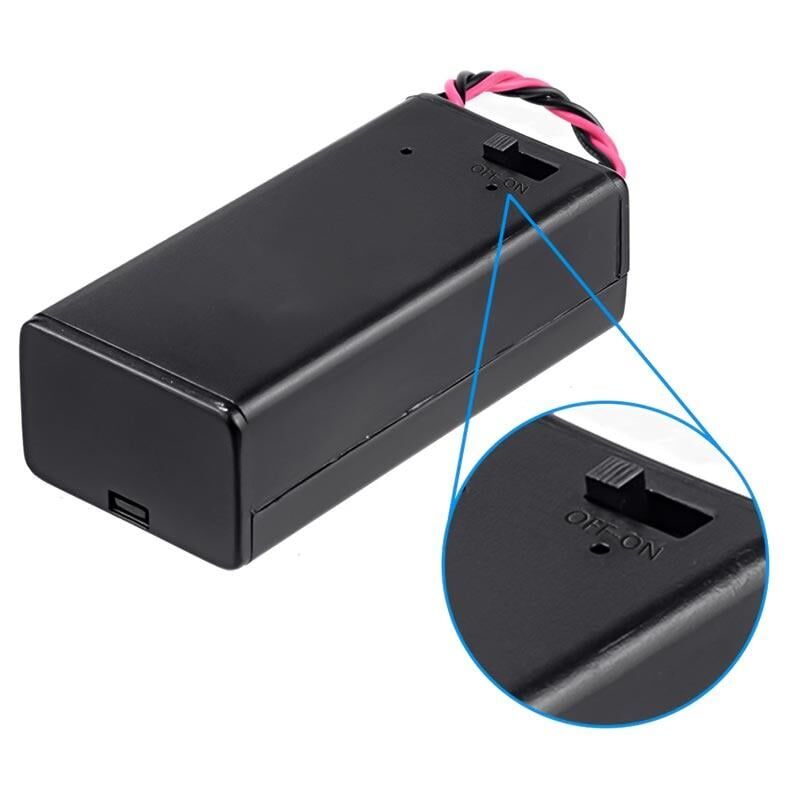 9 Volt Pil Kutusu Kapaklı Açma/Kapama Anahtarlı IC-233D