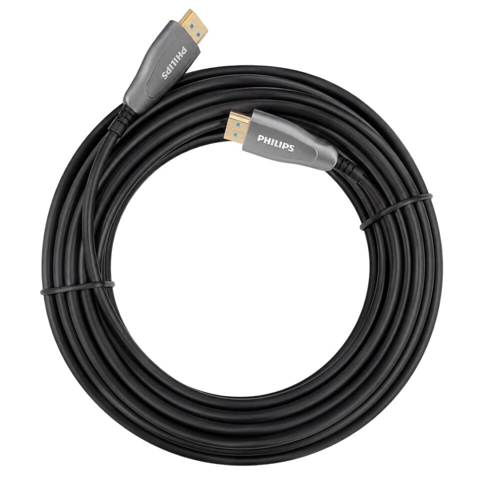 Philips SWR3019W/93 70 Metre 4K 60Hz AOC Fiber Optik HDMI Kablo Çinko Alaşım Gövde
