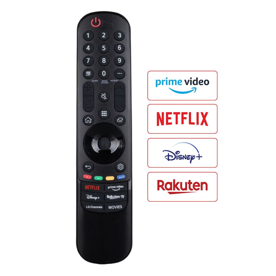 Weko Lg Mr21Ga Akb76039904 Ses Komutsuz LG Netflix Prime Video Disney Tuşlu LCD LED TV Kumanda
