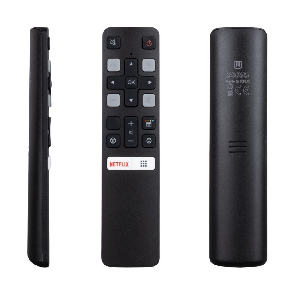Ayt Tcl RC 802V FMR1 Universal Android Tv Netflix Tuşlu Akıllı Lcd Led Tv Kumanda