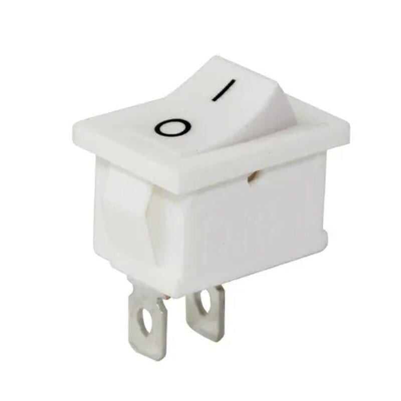 Ayt Powermaster IC-125B-1 Mini Beyaz Işıksız On Off Aç Kapa Anahtar Düğme Buton