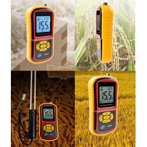 BENETECH GM640 Tahıl Mısır Buğday Çeltik Nem Ölçer Cihazı Aleti
