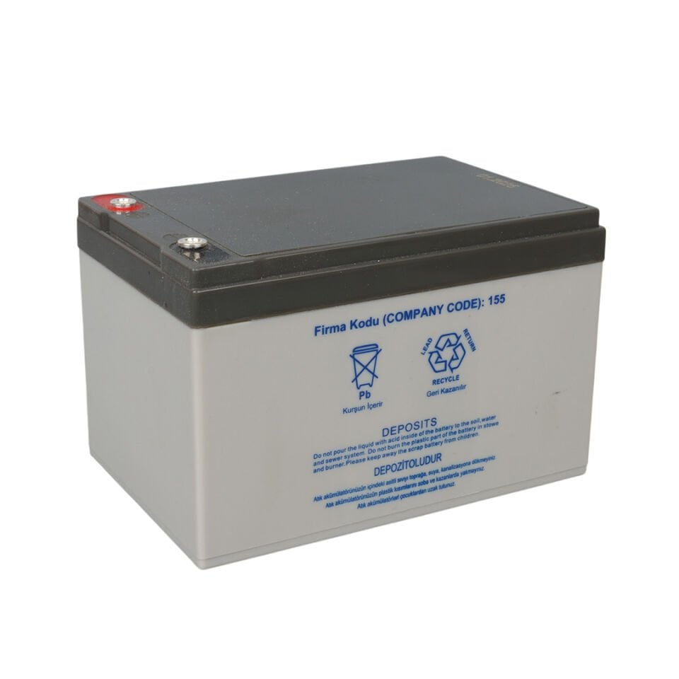 Ayt Yokohama YH-1214 12 Volt 14 Amper Elektrikli Bisiklet Aküsü 150x95x98 mm Yeni Tarihli Taze Akü