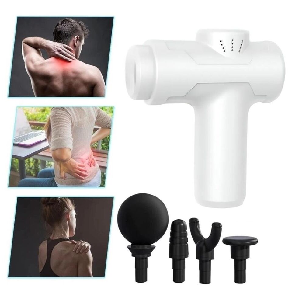 Ayt Powermaster MINI-8211 Şarjlı Sporcu Koşucu Darbeli Titreşimli Masaj Aleti Cihazı 6 Kademeli 2000mAh