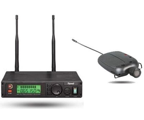 Ayt Roof R-1109 Kablosuz Uhf Yaka Mikrofonu Okul Konferans Salonu Cami İçin Kablosuz Mikrofon
