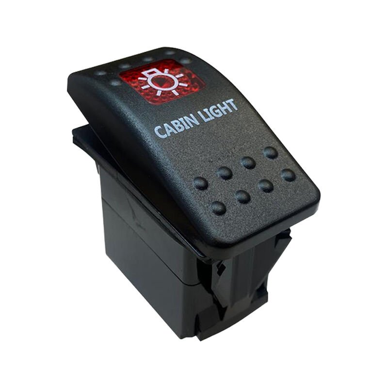 Ayt Kabin Lambası Sembollu Lambalı Işıklı Araç On Off Aç Kapa Anahtar Düğme Oto İçin 12-24 Volt Switch 3 Pinli