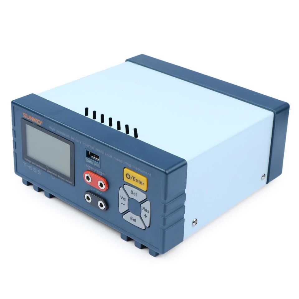 Sunkko T-685 Direnç Test Cihazı Lityum Pil Test Ölçüm Cihazı