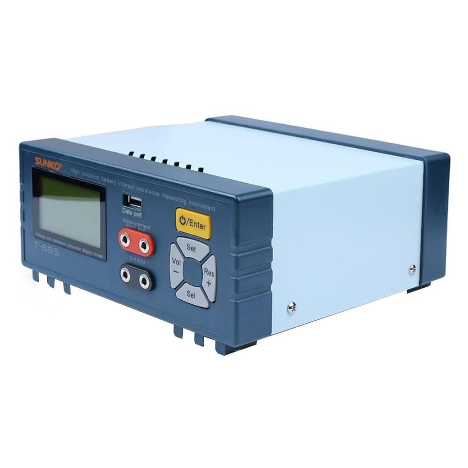 Sunkko T-685 Direnç Test Cihazı Lityum Pil Test Ölçüm Cihazı