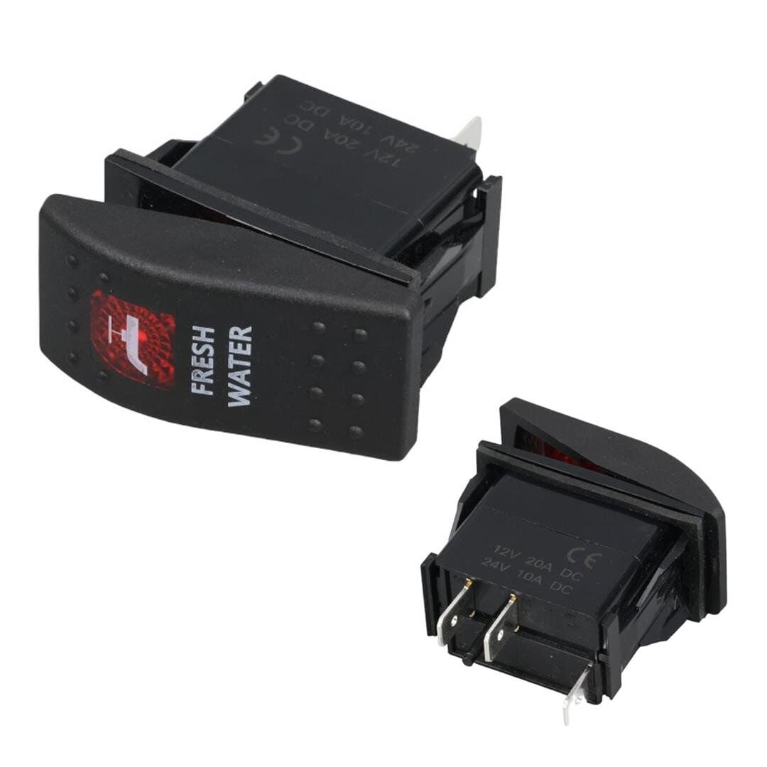 Hidrafor Sembollu Lambalı Işıklı Araç On Off Aç Kapa Anahtar Düğme Oto İçin 12-24 Volt Switch 3 Pinli