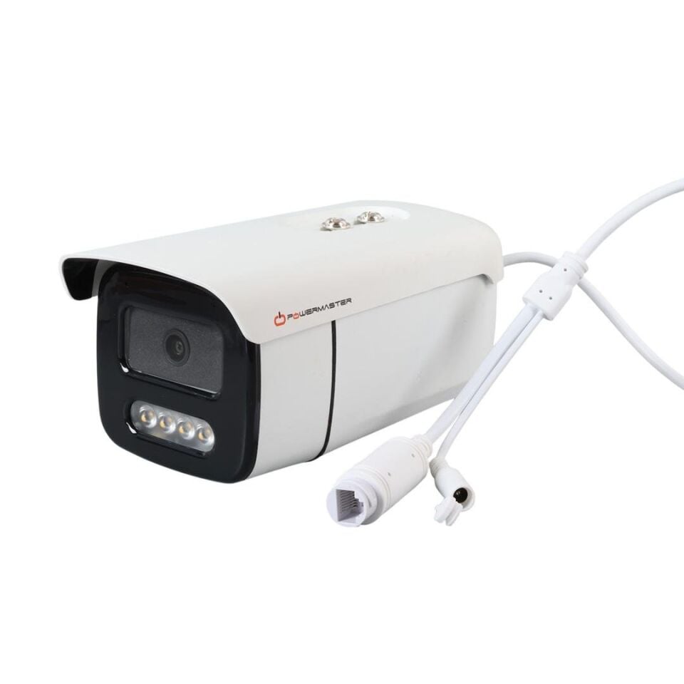 Powermaster PM-19419 3 MP 4 Atom Led Ipc Metal Kasa Poe siz IP Bullet Kamera Güvenlik Kamerası