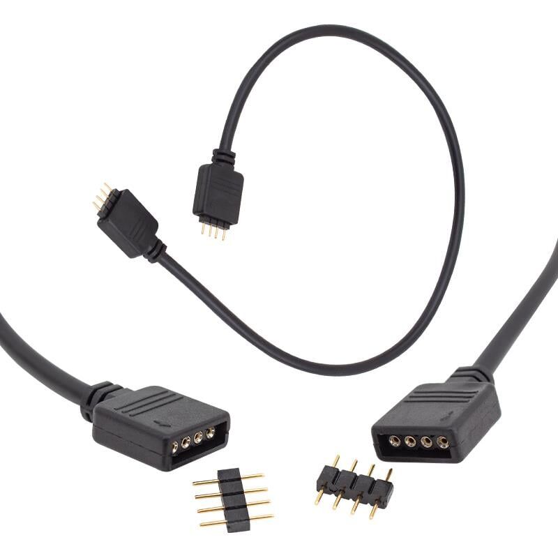 Powermaster RGB Led Bağlantı Erkek Dişi Jumperlı 4 Pin Kablo
